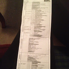 Sushi chef was very knowledgable and made me this gf sushi menu