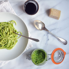 Spaghetti with Parsley Pesto