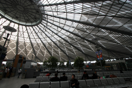 modern ShangHai South Railway Station