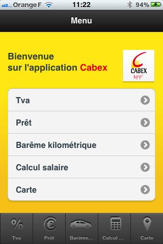 Cabex App'