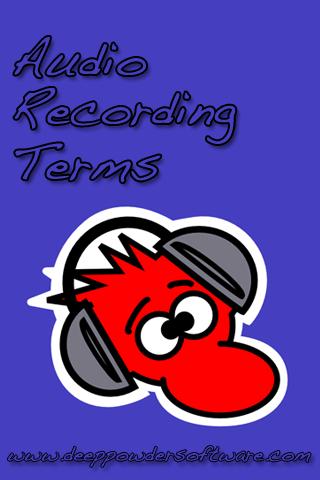 Audio Recording Terms