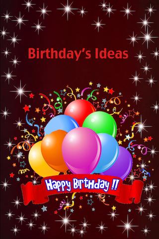 Birthday Ideas