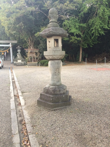 阿自賀神社 石灯籠