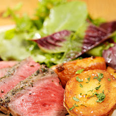 Grilled Sirloin Steak with Herbs