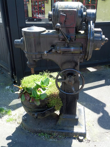 Hurricane Antique Industrial Mixer Planter