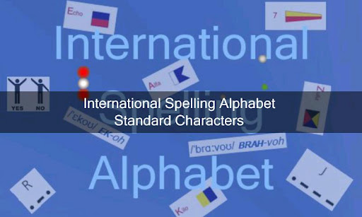 Int'l Spelling Alphabet