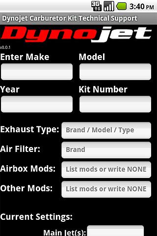 Dynojet Carb Kit Tech Help