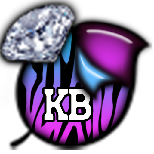 KB SKIN - ZebraPastelDiamonds LOGO-APP點子