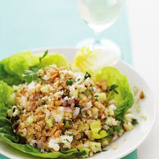 Bulgur Salad with Feta and Pine Nuts