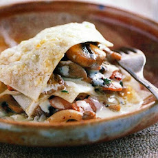 Open Mushroom Lasagna Recipe