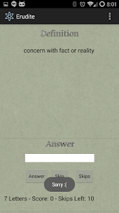 How to get Erudite: Vocabulary Enhancer 2.0 mod apk for bluestacks