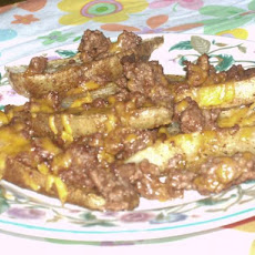 Easy Cheesy Barbecue Beef Fries