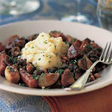 Braised Shallots and Fall Vegetables with Red Wine Sauce