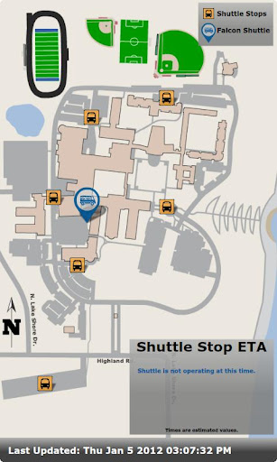 CUW Shuttle Tracker