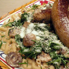 Spinach Mushroom Pasta