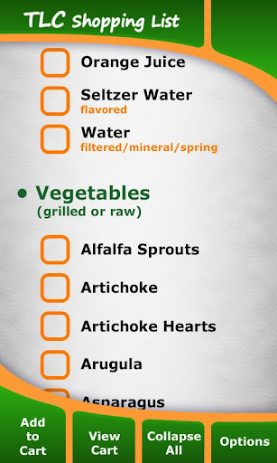 【免費健康App】TLC Diet Shopping List-APP點子