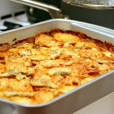 Artichoke, Potato, and Portabella Casserole
