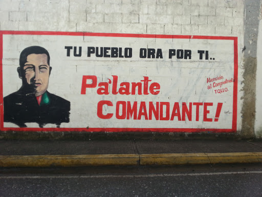 Mural Del Presidente Hugo Rafael Chavez Frías