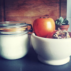 Persimmon Lassi with Cardamom and Maple