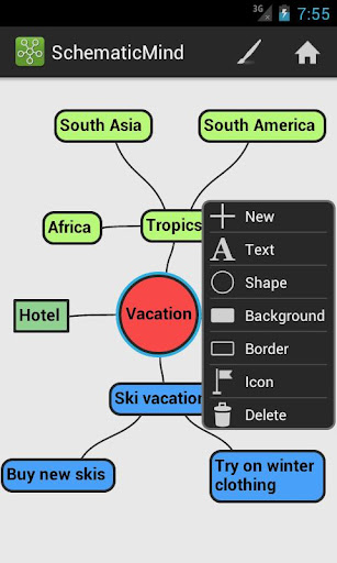 SchematicMind Free mind map