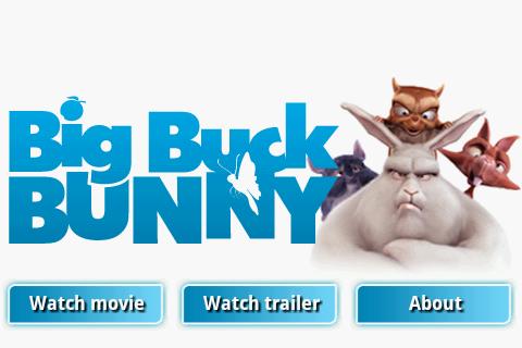 Big Buck Bunny Movie App