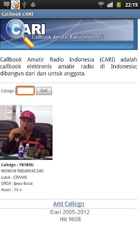 Callbook Cari