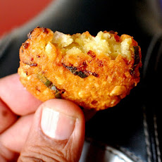 parippu vada or dal vada a common street food of Kerala