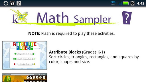K12 Math Sampler