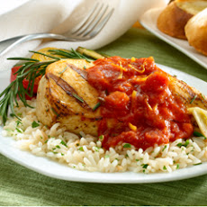 Grilled Chicken With Roasted Tomato Sauce