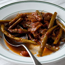 Middle-Eastern Slow Cooked Green Beans