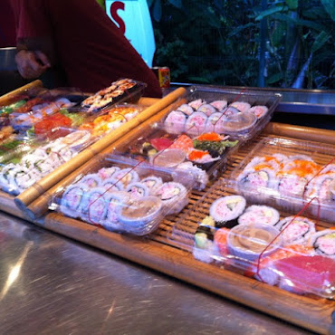 Sushis à emporter variés