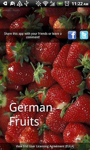Learn German - Fruits
