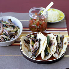 Portobello and Zucchini Tacos