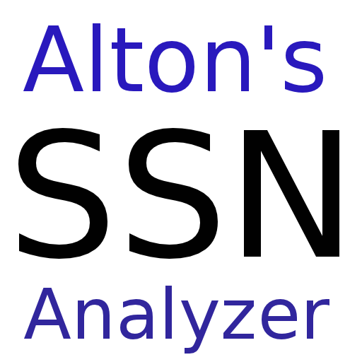 Alton's SSN Analyzer LOGO-APP點子