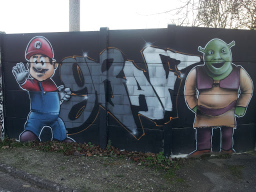 Shrek and Mario