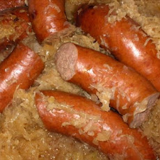 German Sauerkraut and Kielbasa