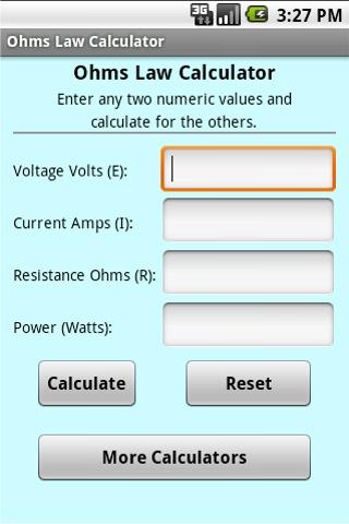 【免費工具App】Ohm's  Law  Calculator-APP點子