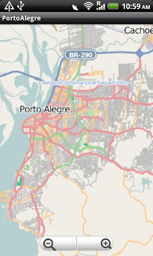 Porto Alegre Street Map