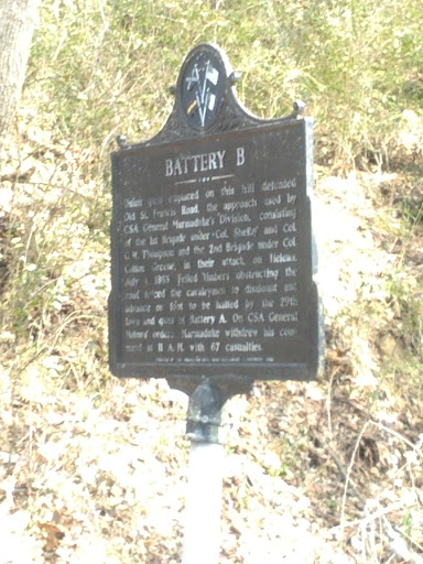 Battery B Historical Marker 