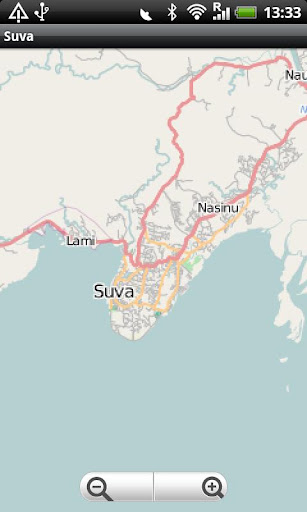 Suva Fiji Street Map