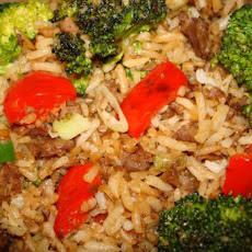 Kittencal's Ground Beef Fried Rice