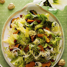 Chicory Salad with Maple-Roasted Acorn Squash
