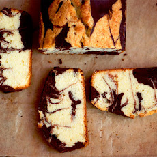 Almond-Chocolate Marble Pound Cake