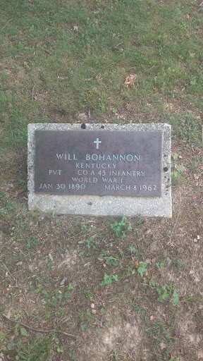 Will Bohannon WW1 US Army 