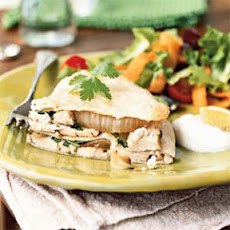 Chicken and Goat Cheese Quesadilla