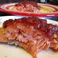 Mustard-Roasted Salmon With Lingonberry Sauce
