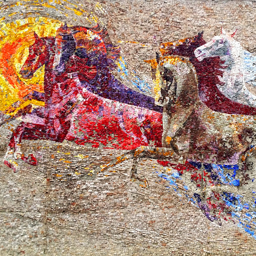 Mozaika Koně