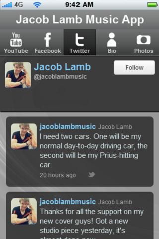 Jacob Lamb Music App