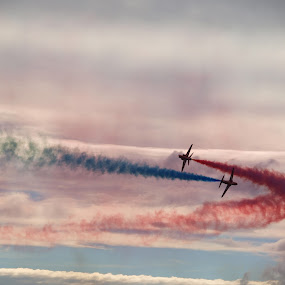 Patrouille de France,Air display by Tommy  Cochrane - Transportation Airplanes ( raf leuchars, scotland, uk, patrouille de france, aerobatics )