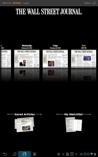 the-wall-street-journal for android screenshot